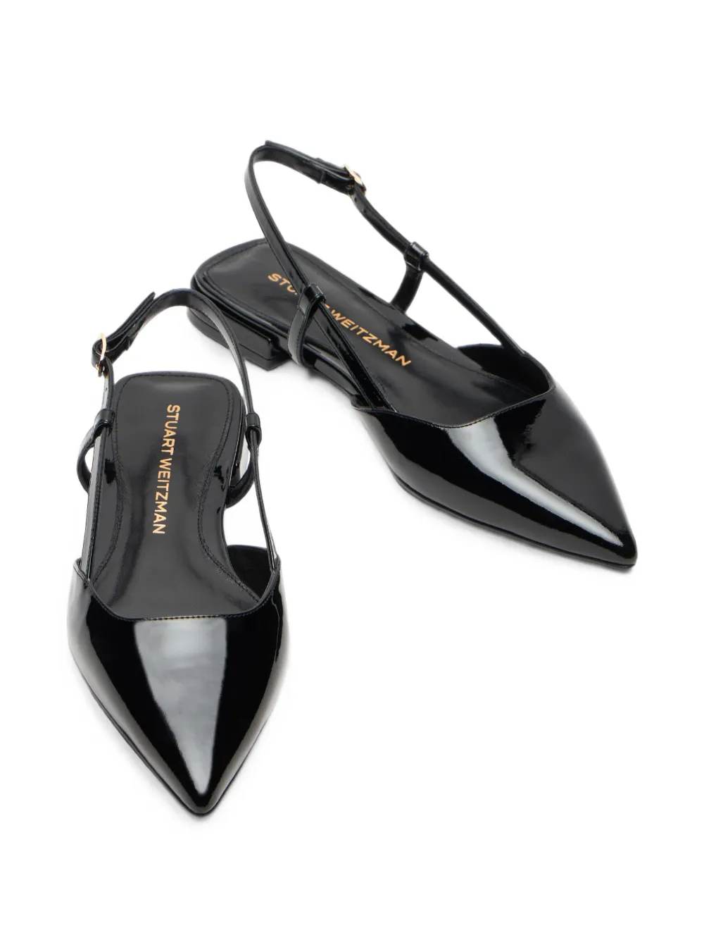 Stuart Weitzman Vinnie slingback pumps Zwart