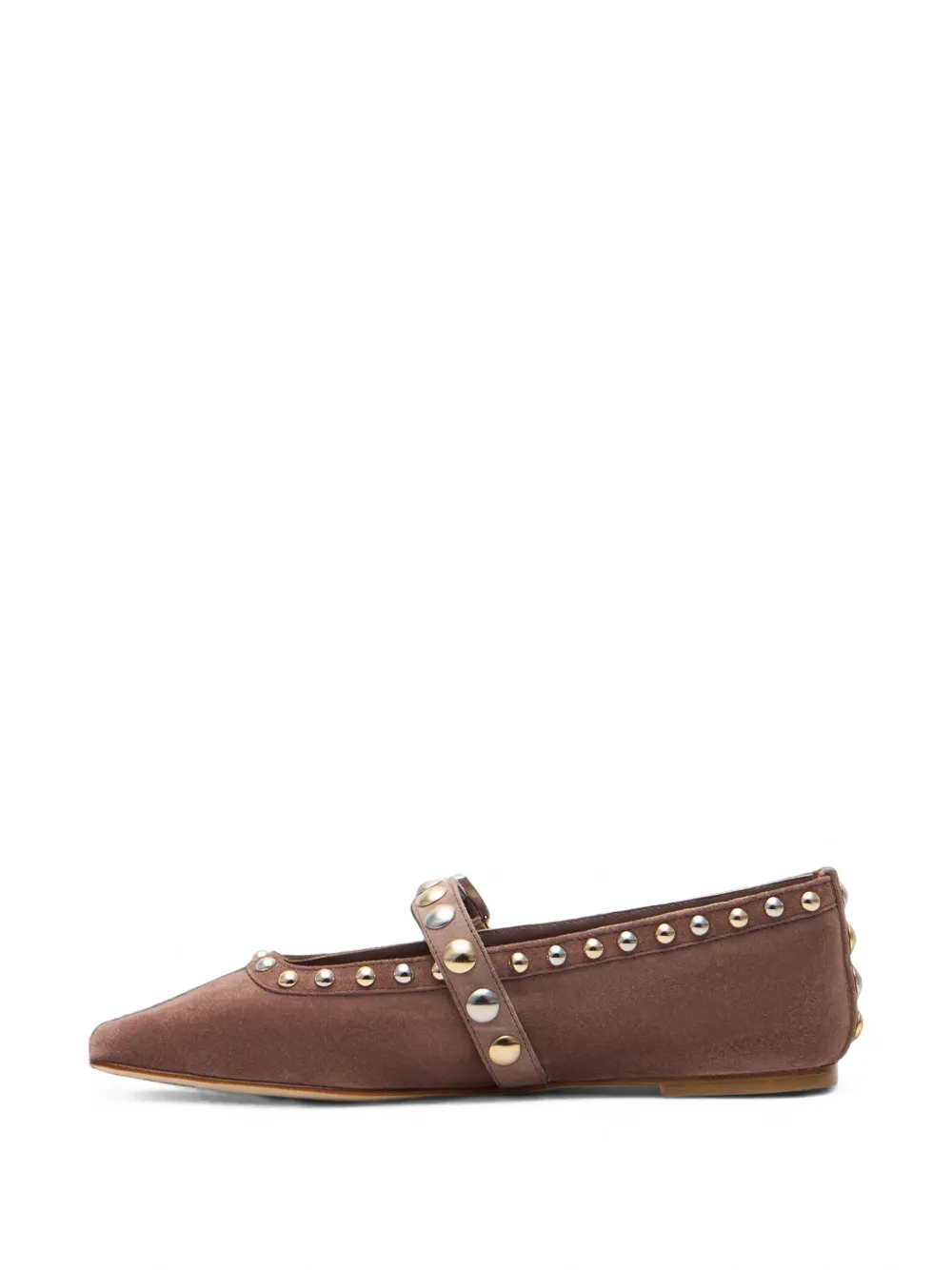 Stuart Weitzman Perry stud-embellished ballet flats Bruin