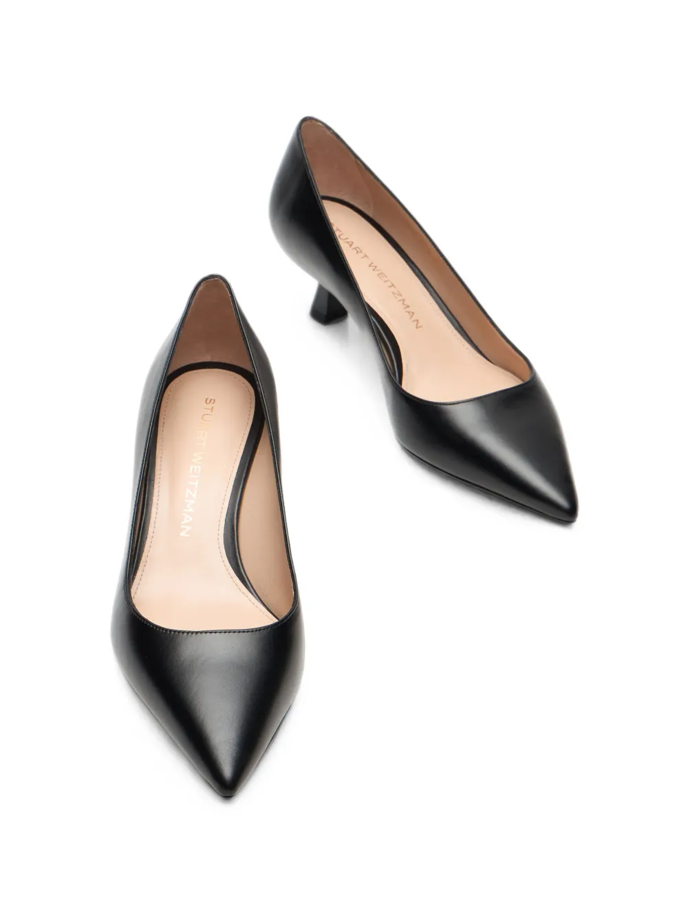 Stuart Weitzman Stuart Sculpt pointed-toe pumps Zwart