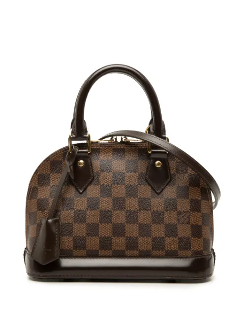 Louis Vuitton Pre-Owned 2014 Damier Ebene Alma BB satchel