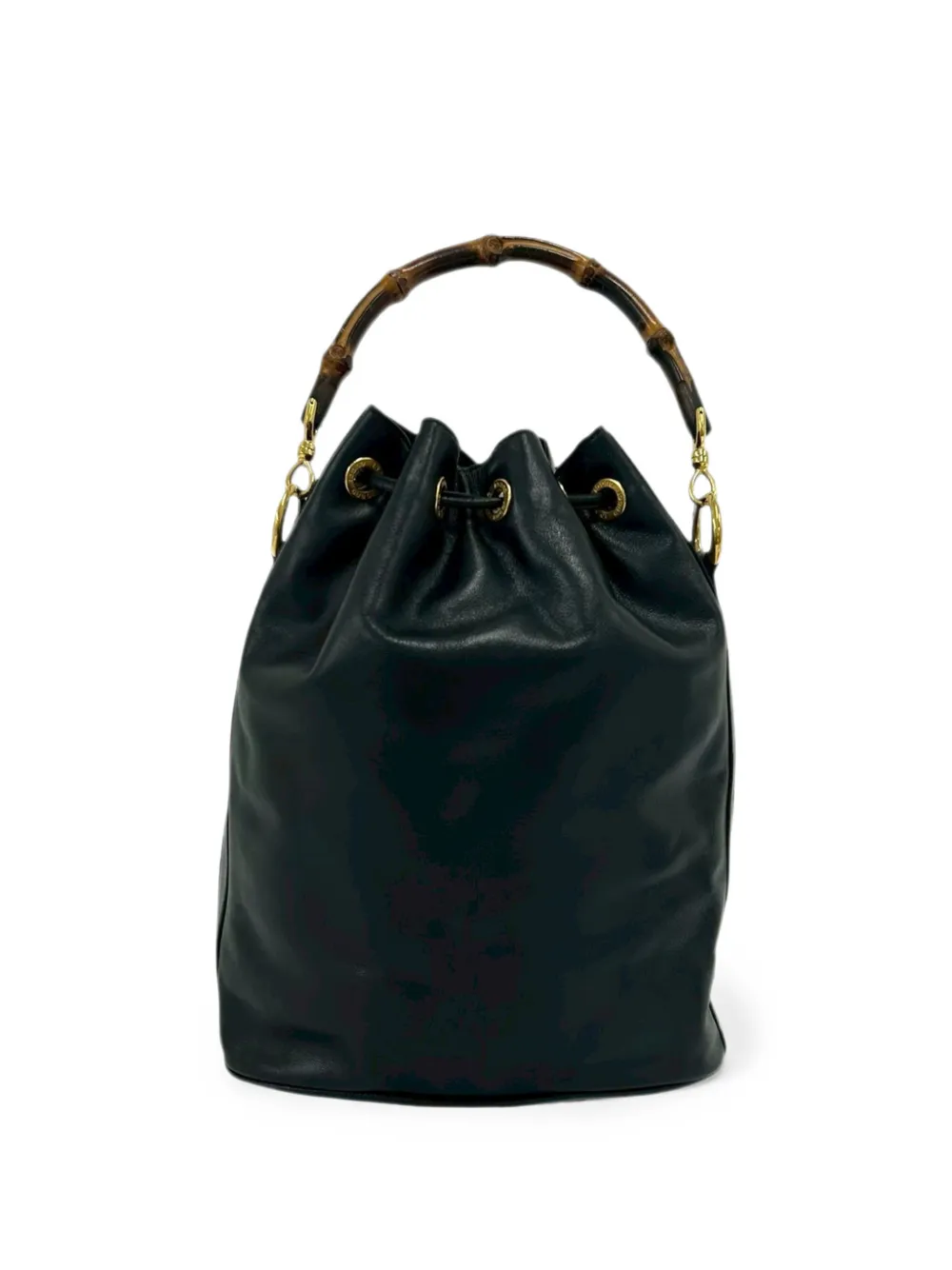 Gucci Pre-Owned 20th Century Calfskin Bamboo satchel - Schwarz