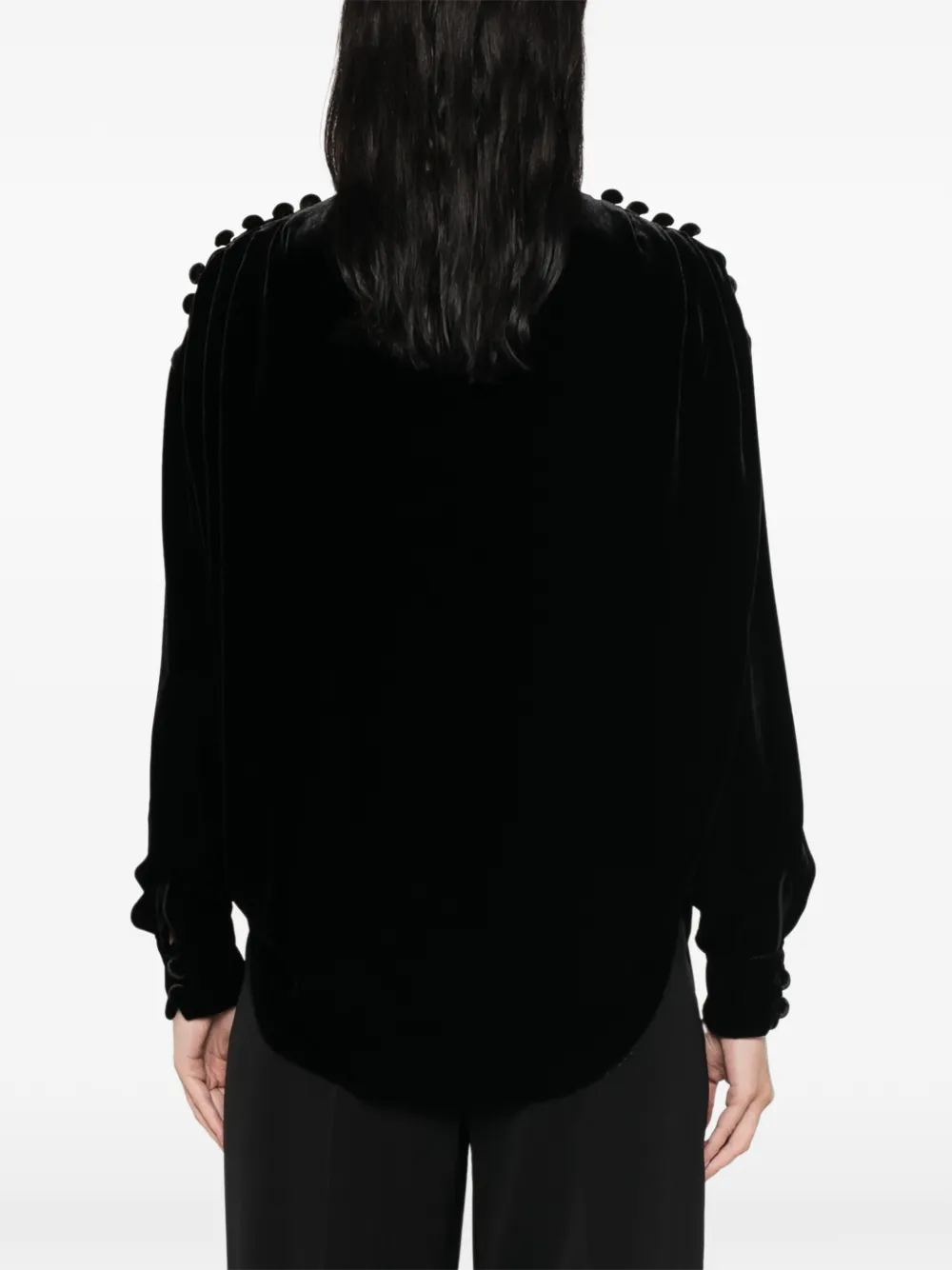 The Row Esteban top Zwart