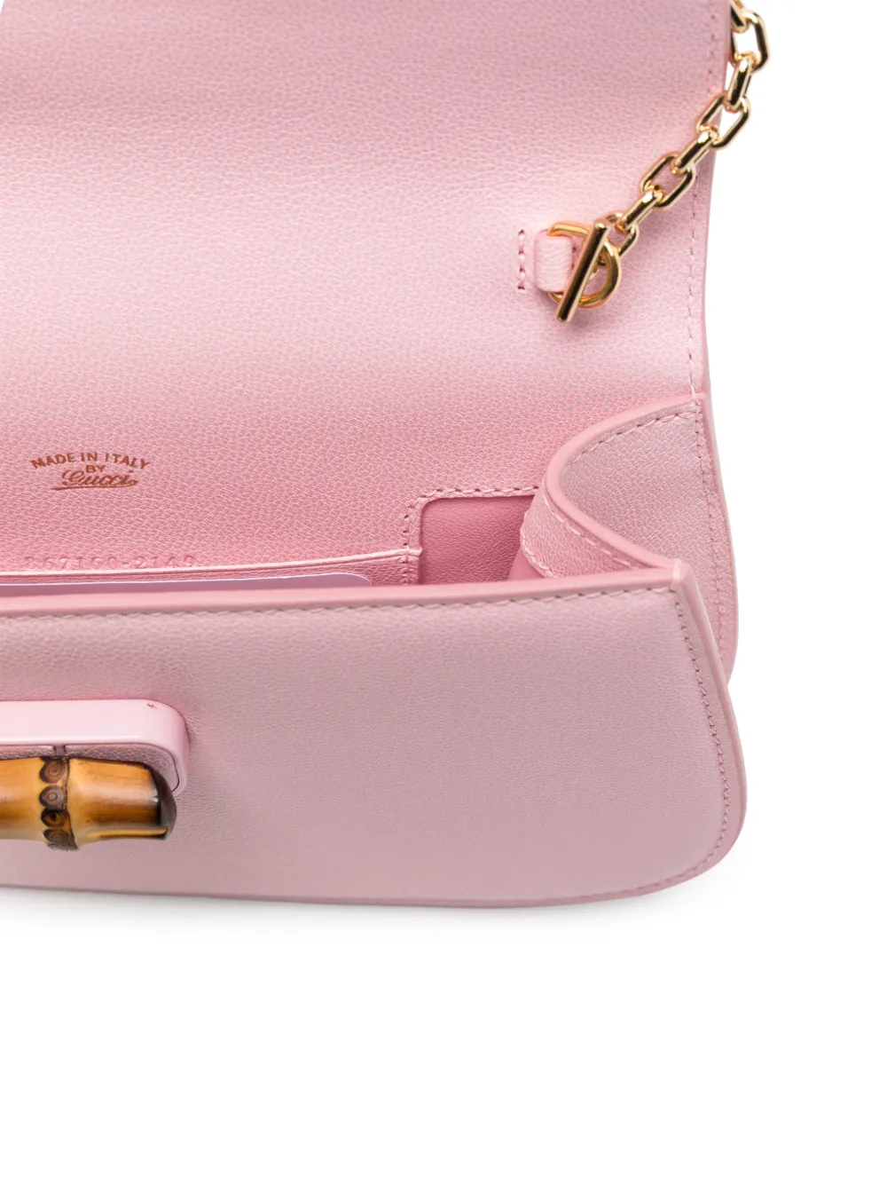 Gucci Bamboo clutch bag Roze