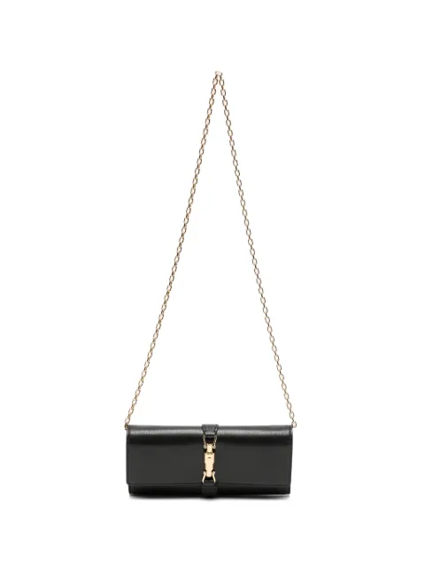 Gucci Jackie Portemonnaie aus Leder mit Kette