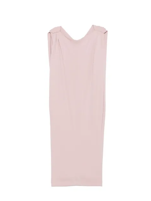 Balenciaga midi sack dress in dusty pink