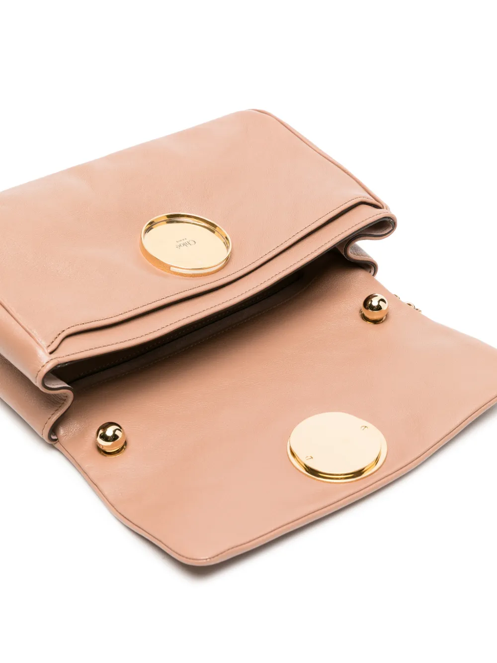 Chloé Heritage schoudertas van bewerkt leer Roze