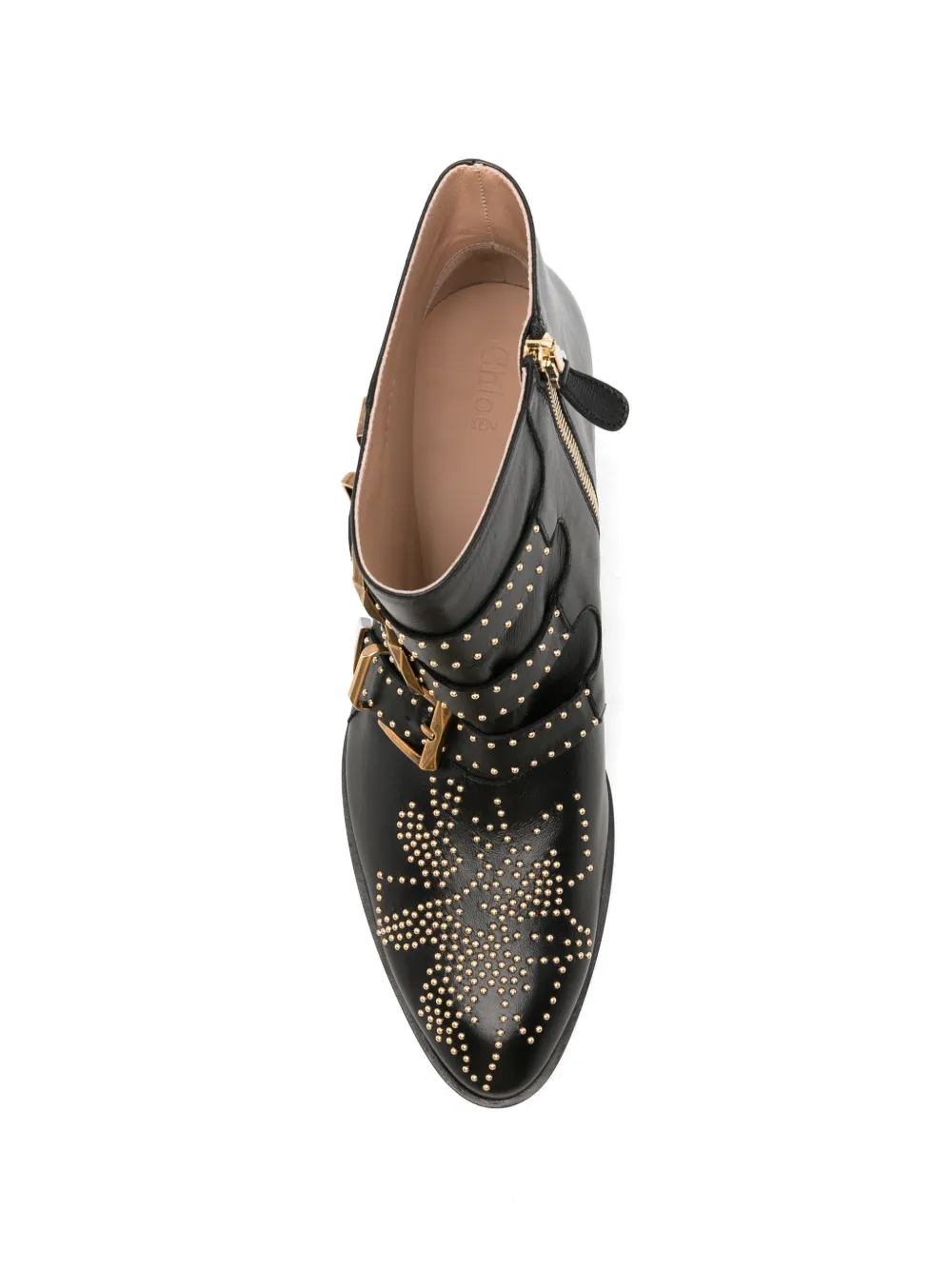 Chloé Susanna studded ankle boots Zwart