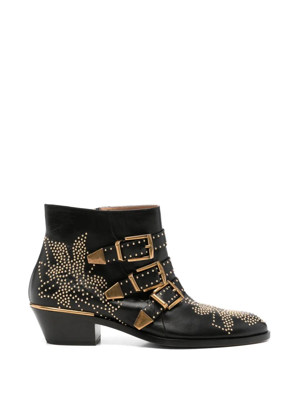 Chloé Susanna studded ankle boots Zwart