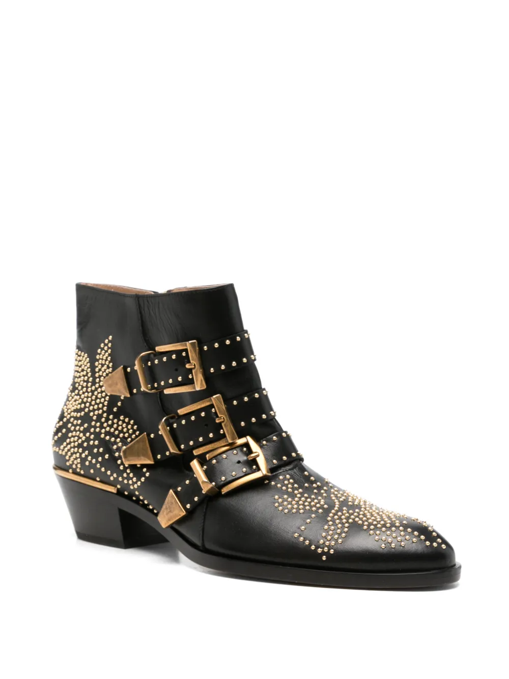Chloé Susanna studded ankle boots Zwart