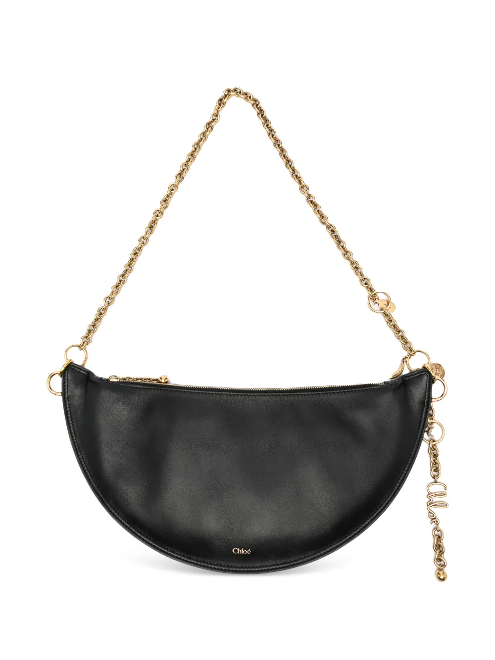 Chloé Icons Schultertasche mit Kettenriemen - Schwarz
