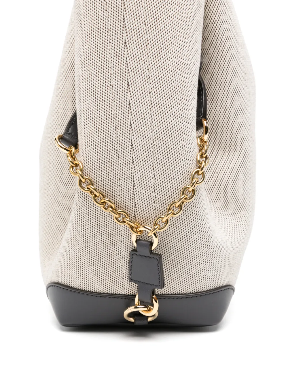 Chloé Clover verstelbare canvas shopper Beige