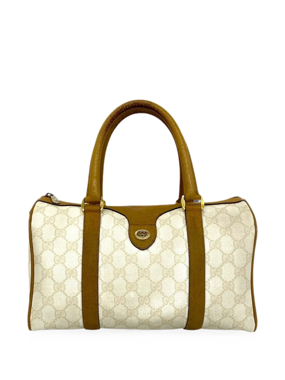 Gucci Pre-Owned 1980-1990 GG Supreme boston bag - Weiß