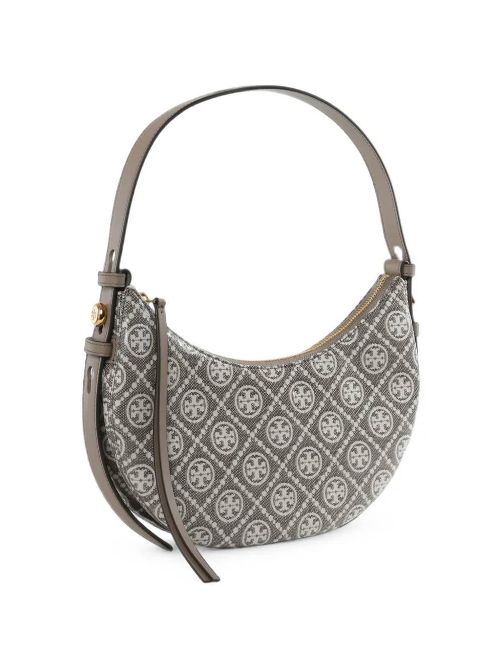 Tory Burch Romy T Monogram schoudertas Grijs