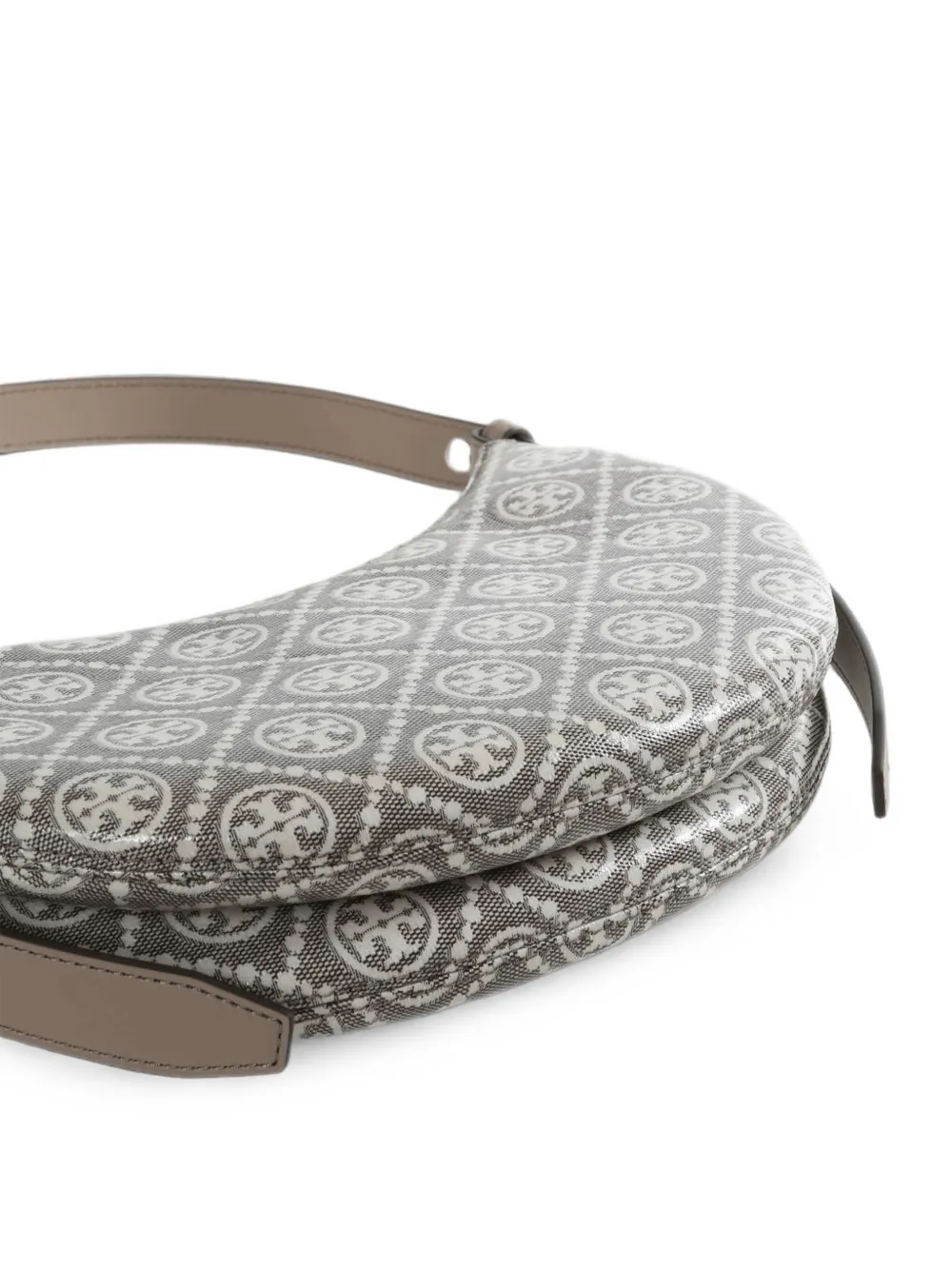 Tory Burch Romy T Monogram schoudertas Grijs