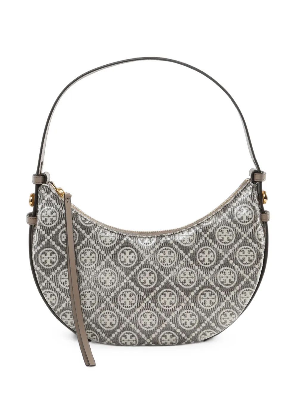Tory Burch Romy T Monogram shoulder bag - Grigio