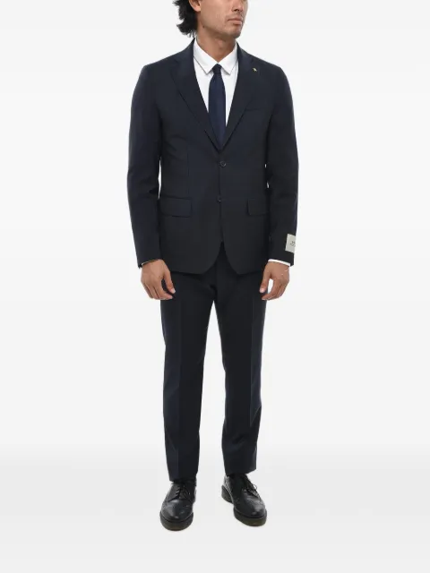 Corneliani notch-lapel single-breasted suit