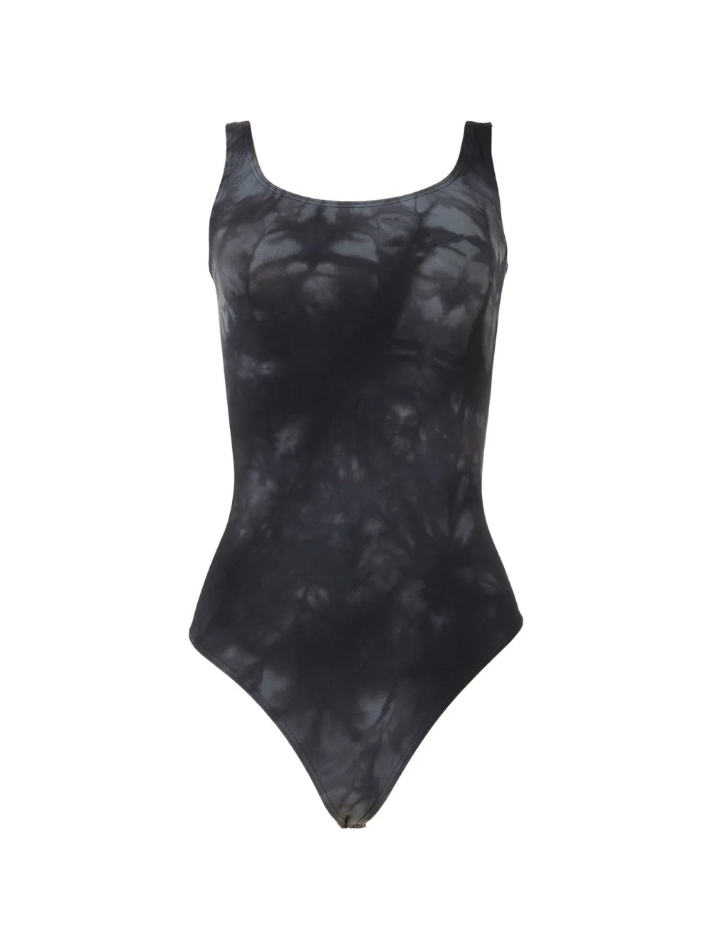 Wolford Fatal Tie-dye Bodysuit In 블랙