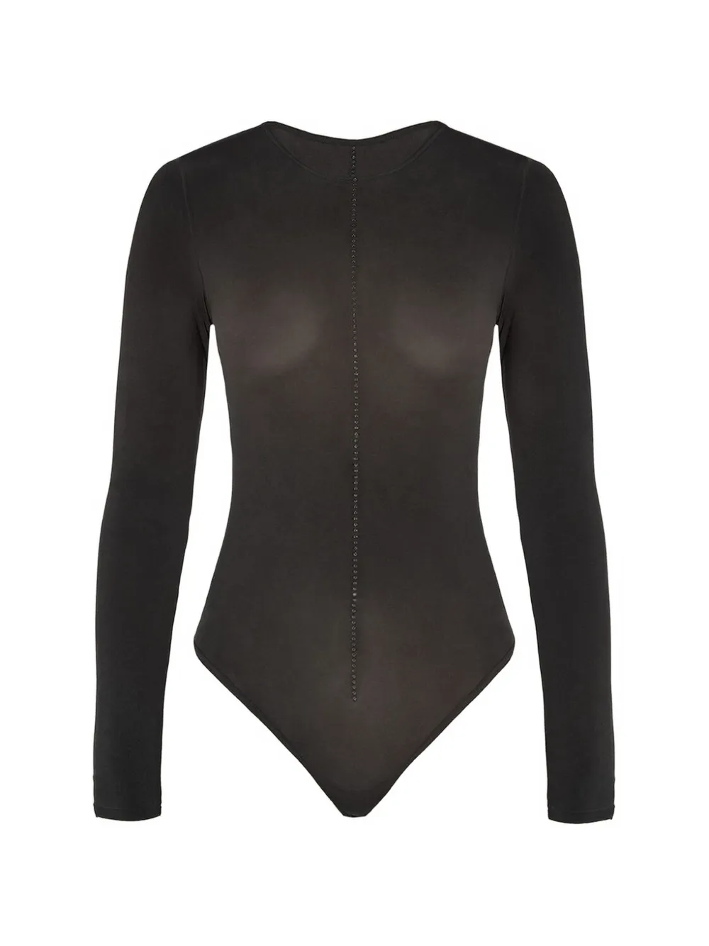 Wolford crystal-embellished seamless bodysuit - Schwarz