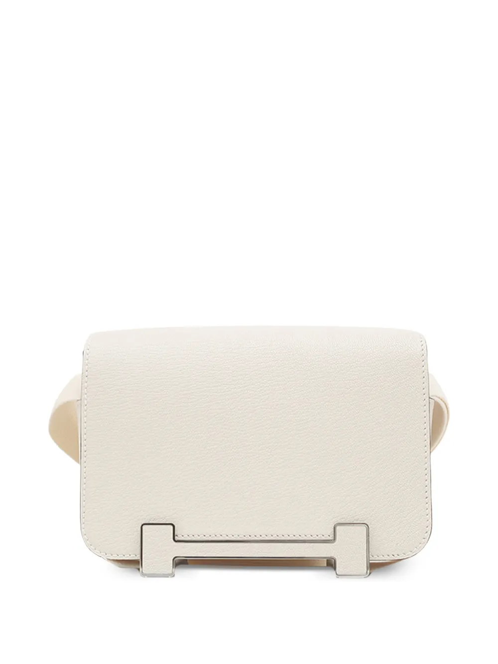 Hermès Pre-Owned 2024 Chevre Mysore Geta crossbody bag - Bianco