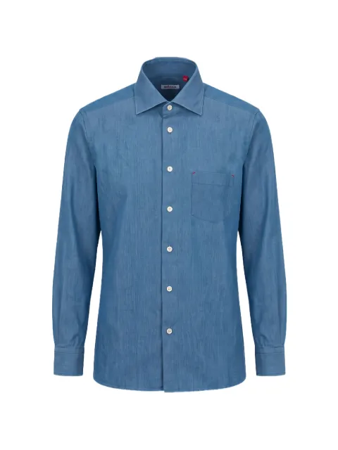 Kiton chest-pocket long-sleeve shirt