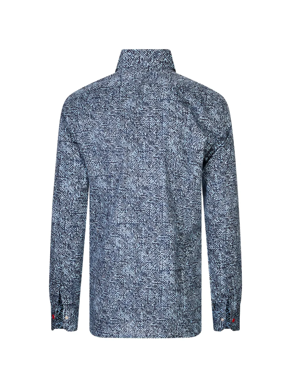 Kiton Overhemd met geometrische print Blauw