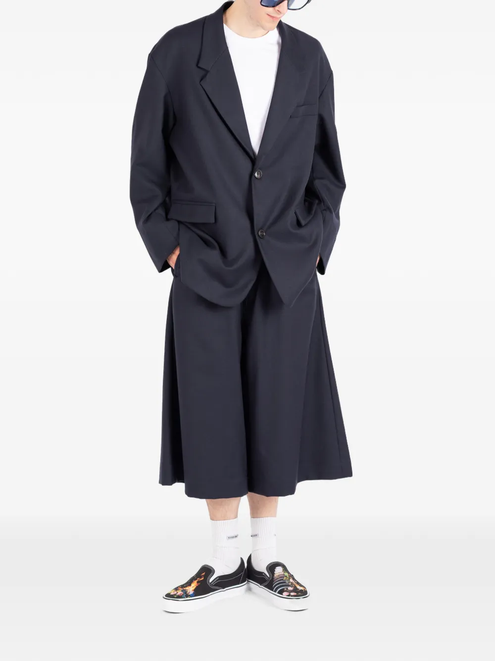 Société Anonyme Oversized wollen blazer Blauw