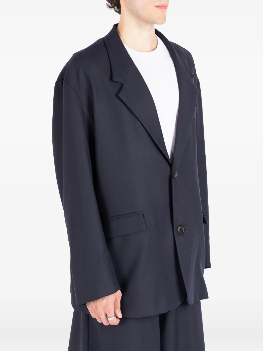 Société Anonyme Oversized wollen blazer Blauw