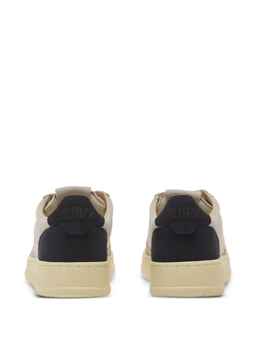 Autry Medalist Low driekleurige sneakers in suède Beige