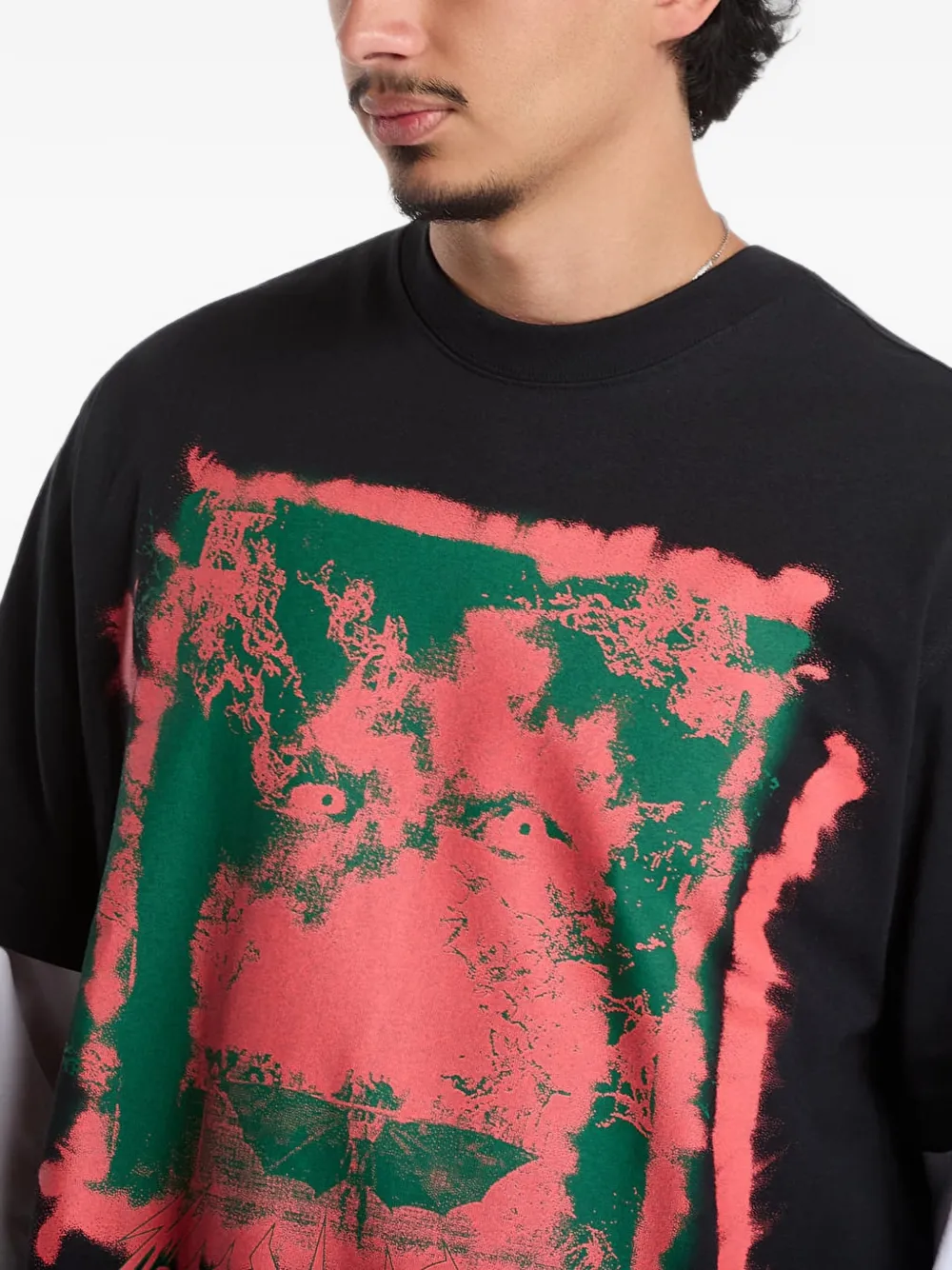 Nike Sportswear Good vs Evil graphic-print T-shirt Zwart