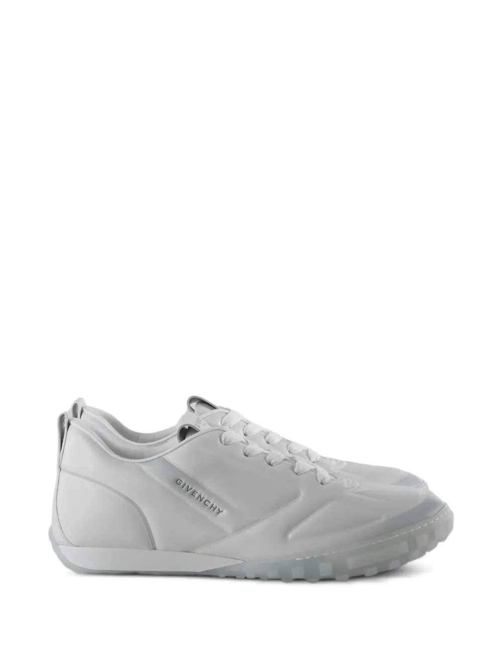 Givenchy Glide logo-print leather low-top sneakers Wit