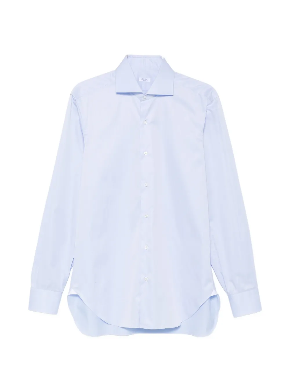 Barba spread-collar button-up shirt - Blau