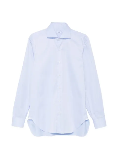 Barba spread-collar button-up shirt