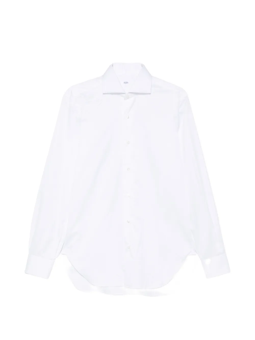 Barba spread-collar button-up shirt - Weiß