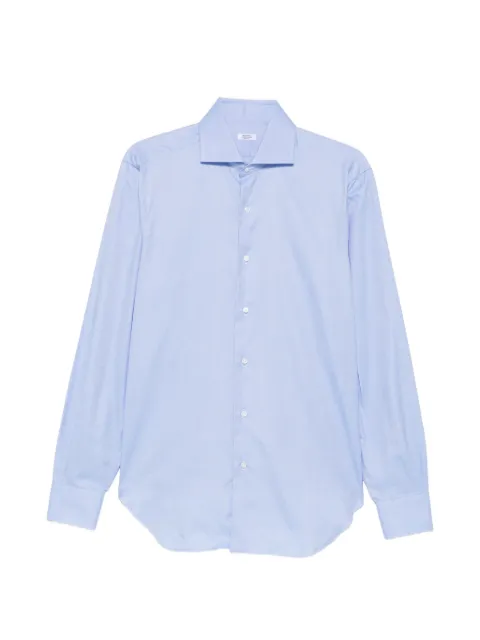 Barba spread-collar button-up shirt