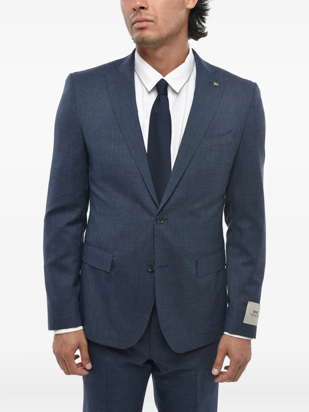 Corneliani single-breasted virgin wool suit