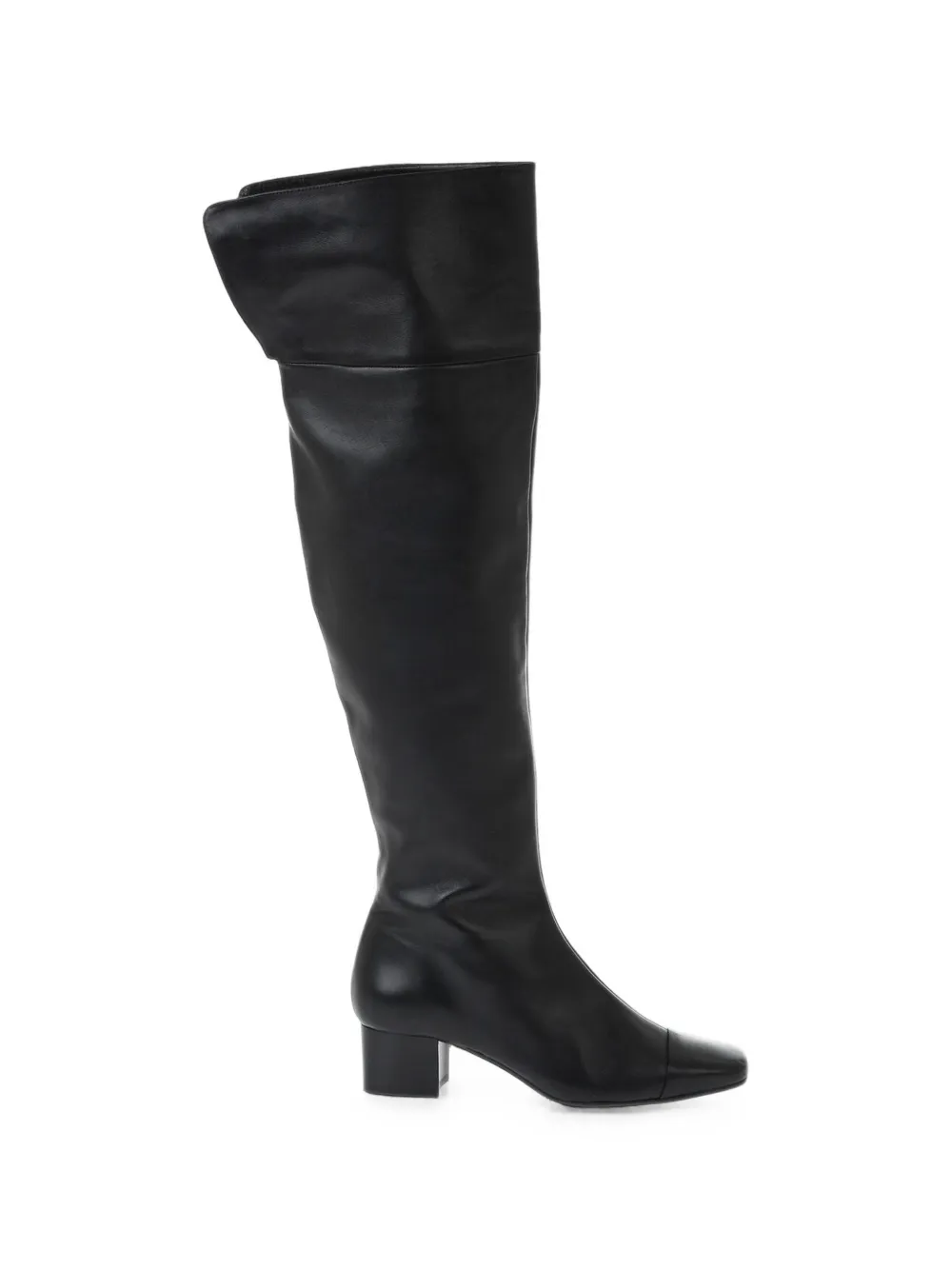 Carel Paris Brigitte Square-toe Over-the-knee Boots In 블랙