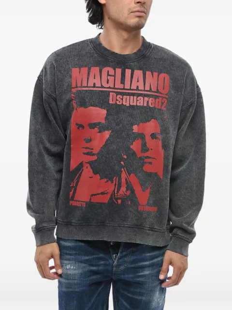 DSQUARED2 x Magliano Rock relax logo-print sweatshirt