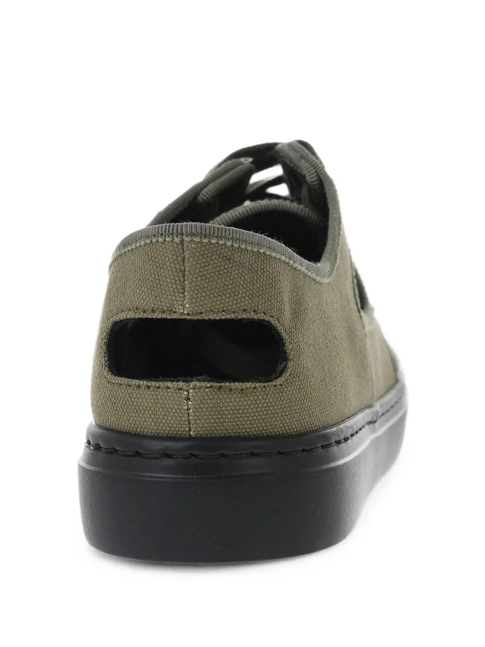 Fabiana Filippi cut-out low-top sneakers Groen