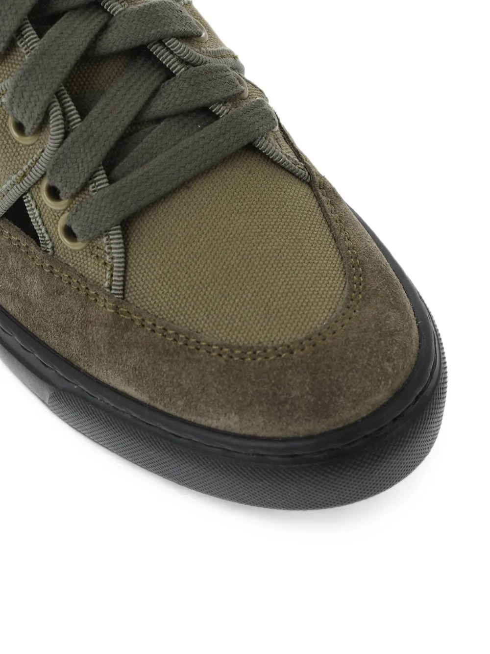 Fabiana Filippi cut-out low-top sneakers Groen