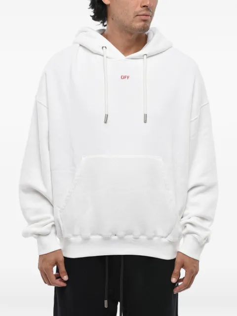 Off-White Smile Arrow cotton hoodie