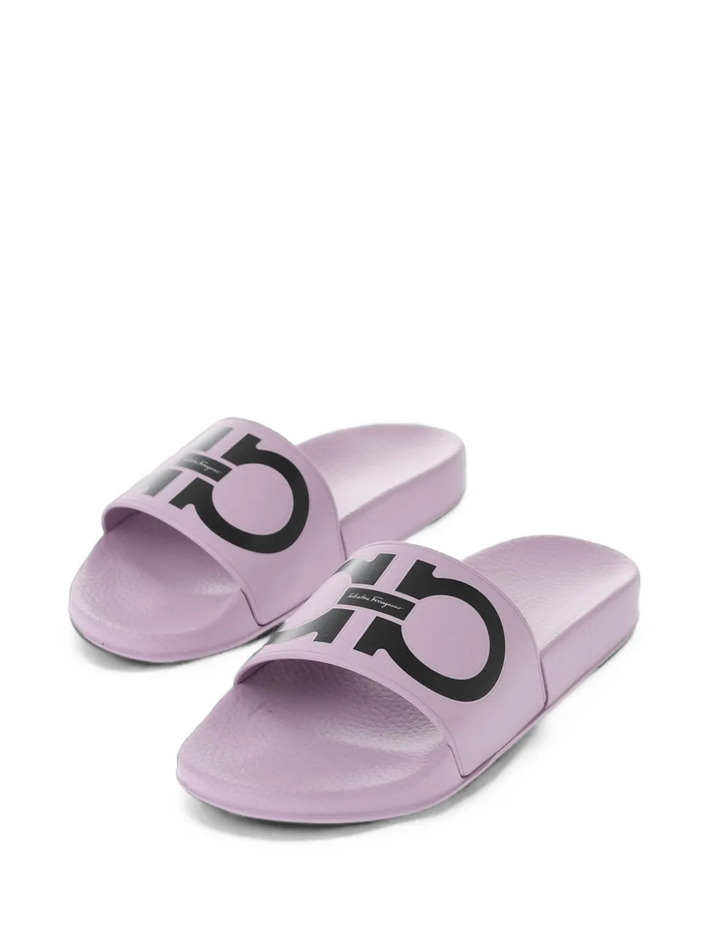 Ferragamo Gancini Groovy sandals Paars