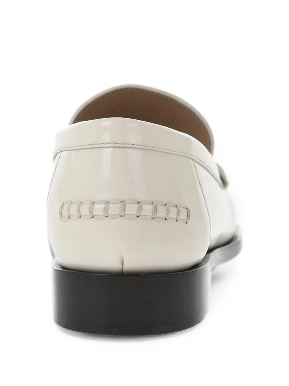 Ferragamo Harry patent leather loafers Wit