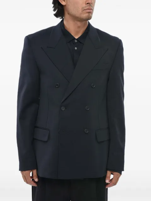 Off-White double-breasted peak-lapel blazer