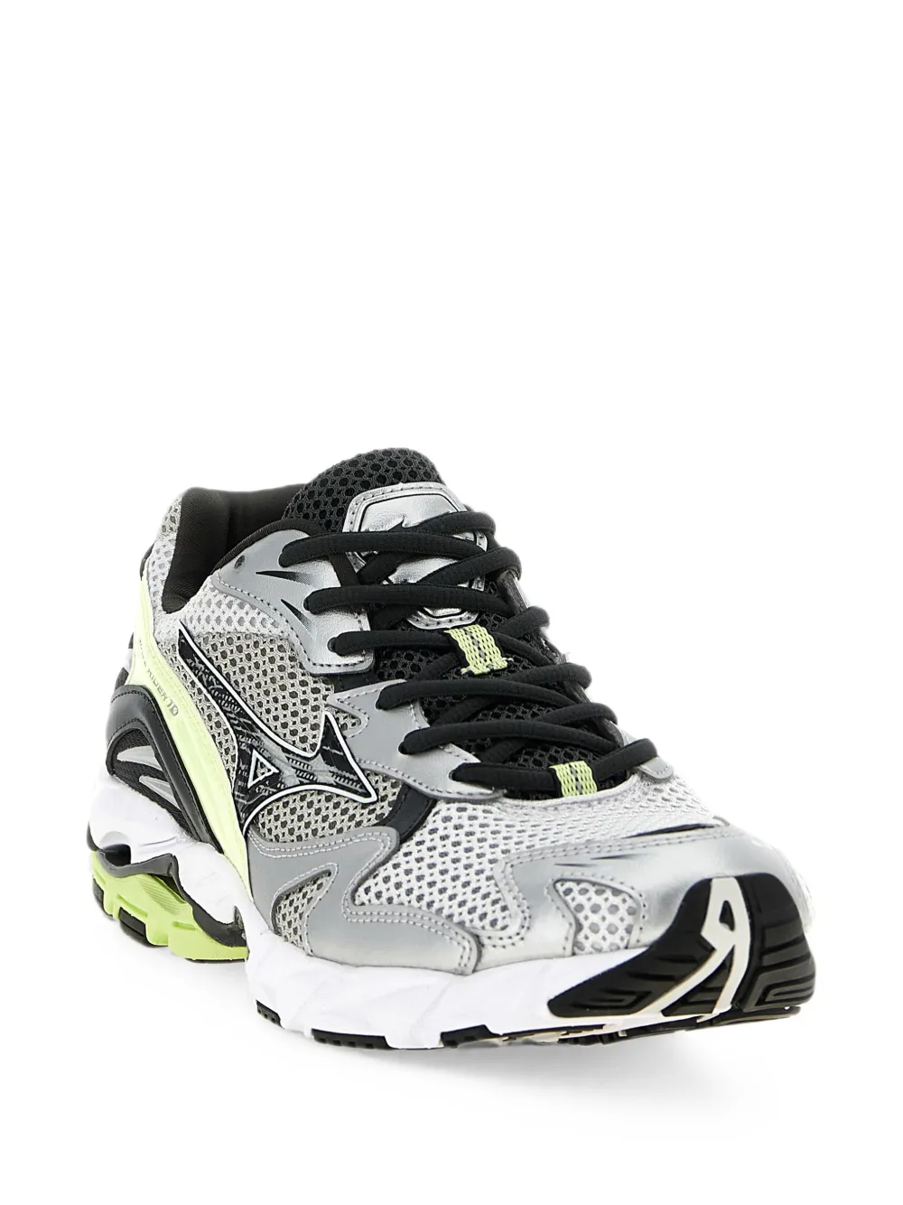 Mizuno Wave Rider 10 mesh sneakers Zilver
