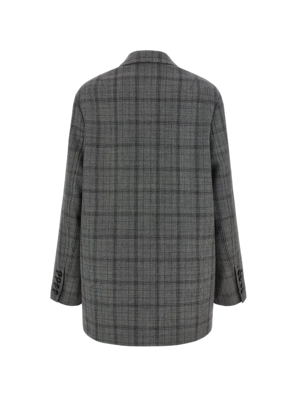 Tela Prince of Wales blazer met broche Grijs