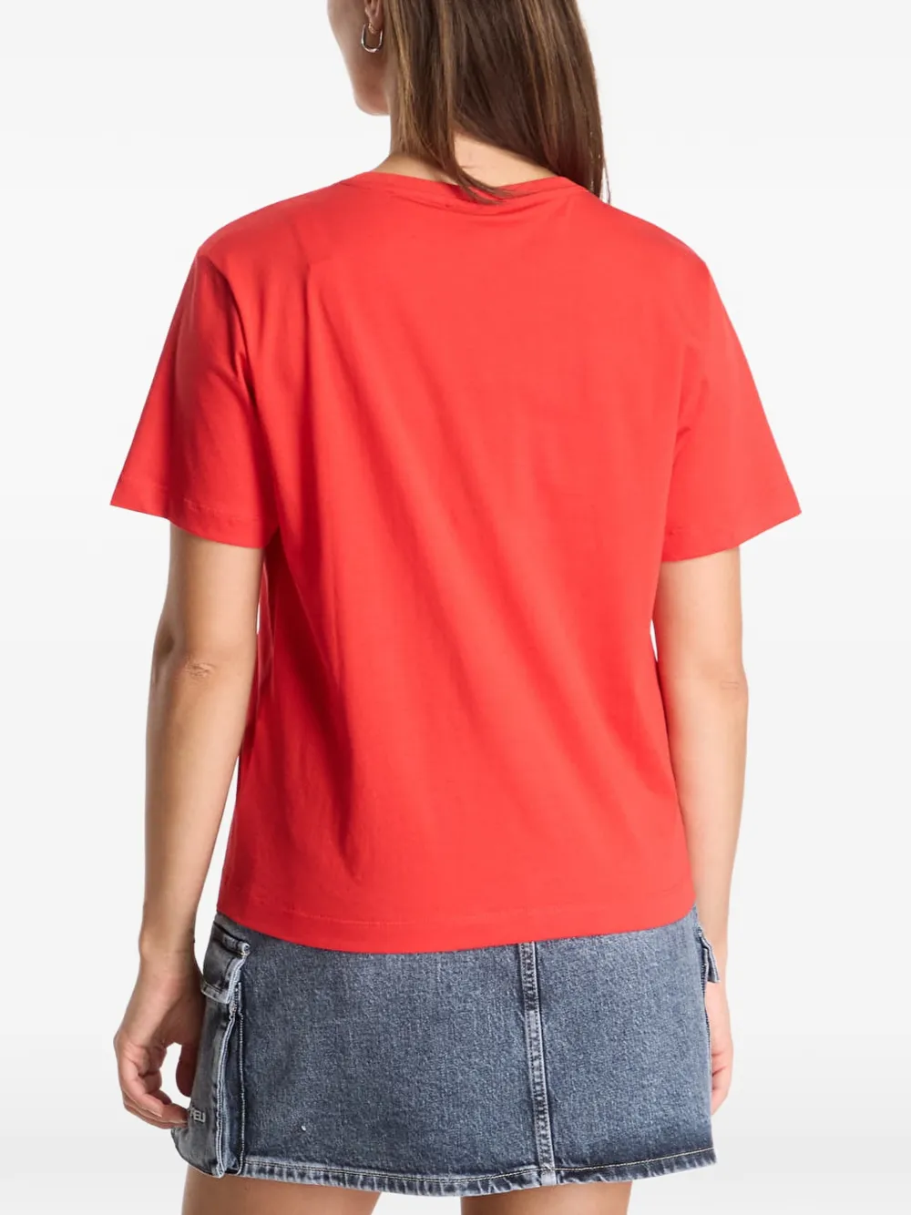 Karl Lagerfeld Jeans T-shirt met K-logoprint Rood