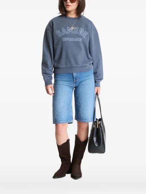 SAMSOE SAMSOE Savan logo-print sweatshirt