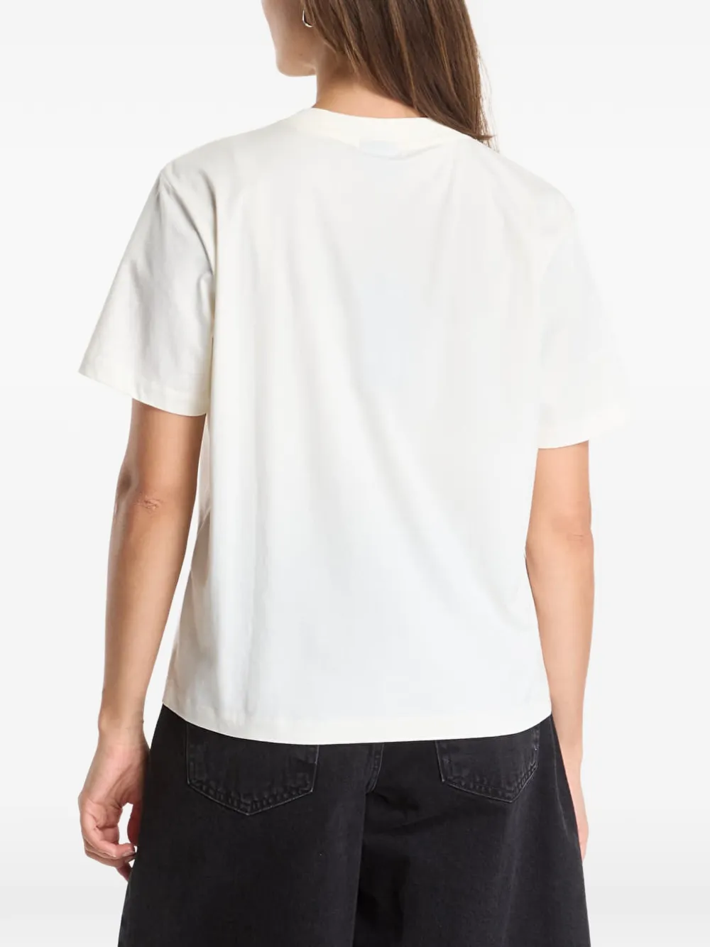 Karl Lagerfeld Jeans T-shirt met tekst Beige