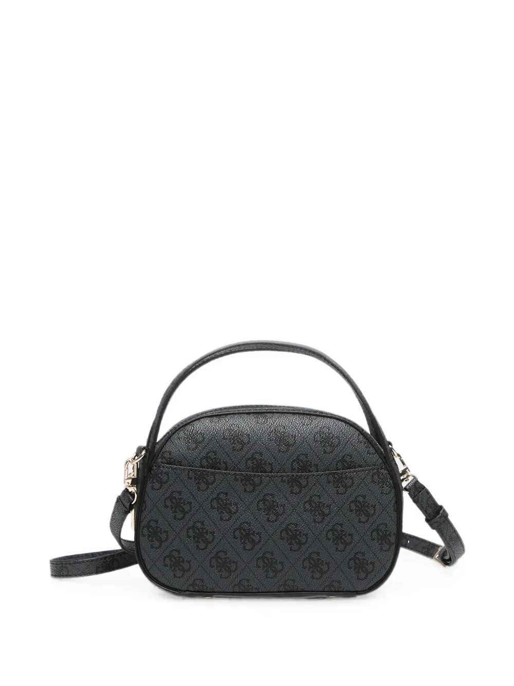 GUESS USA Coleen monogram-print logo-plaque tote bag Grijs