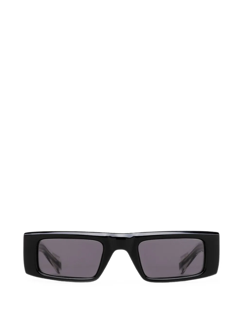 Jacques Marie Mage Rimbaud Sonnenbrille mit eckigem Gestell - Schwarz